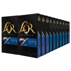 Ristretto Descafeinado L'or  200 cápsulas compatibles Nespresso