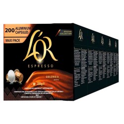 Colombia L'or 200 cápsulas compatibles Nespresso