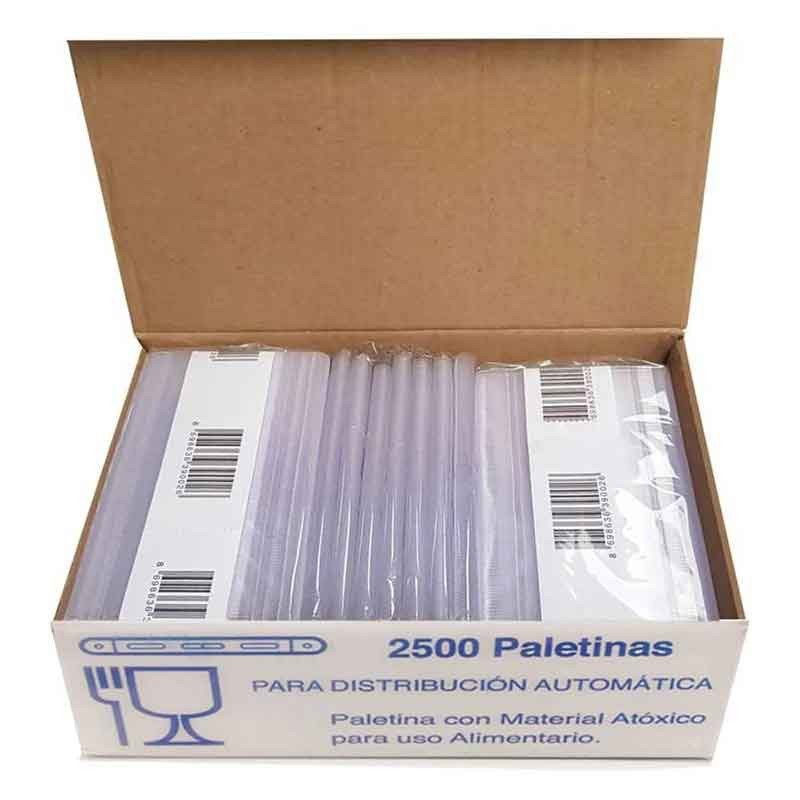 caja 2500 Paletinas plástico 90 mm. Automática caja 2500 Paletinas plástico 90 mm. Automática