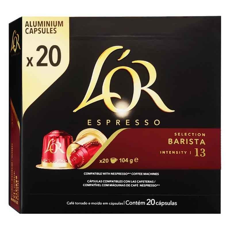 Selection Barista L'Or, 20 cápsulas aluminio compatibles NESPRESSO Selection Barista L'Or, 20 cápsulas aluminio compatibles NESPRESSO