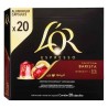 Selection Barista L'Or, 20 cápsulas aluminio compatibles NESPRESSO