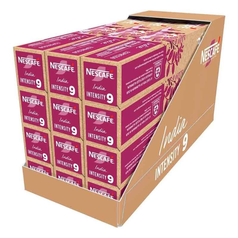 India Cápsulas nespresso 12 tubos aluminio 120 cafes Formato ahorro India Cápsulas nespresso 12 tubos aluminio 120 cafes Formato ahorro