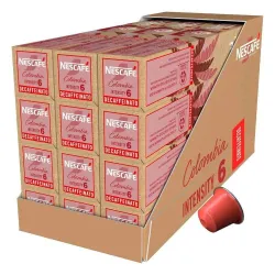 Colombia descafeinado Nescafe. 120 cápsulas de Aluminio  Formato ahorro
