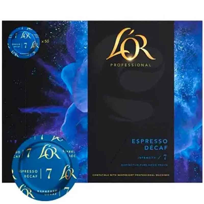 Espresso Descafeinado L'or 50 cápsulas para Nespresso Professional Espresso Descafeinado L'or 50 cápsulas para Nespresso Professional