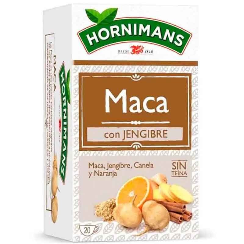 Infusión de Maca con Jengibre, canela y naranja. 20 bolsitas Hornimans Infusión de Maca con Jengibre, canela y naranja. 20 bolsitas Hornimans
