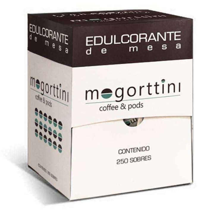 Edulcorante Mogorttini caja 250 unidades de Sacarinas.