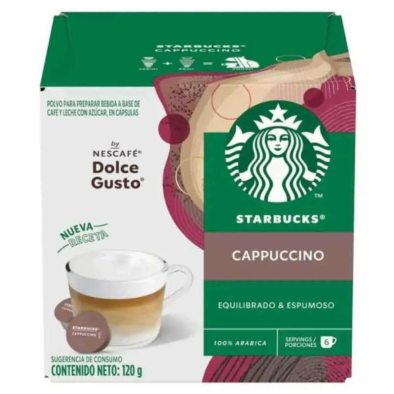 nuevo Cappuccino Starbucks compatible Dolce Gusto by Nescafé