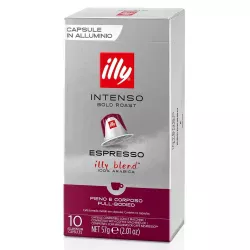 Intenso espresso Illy® 10 cápsulas de café compatibles con Nespresso®