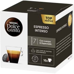 Café espresso Intenso 16 unidades Dolce Gusto. Cápsulas Originales