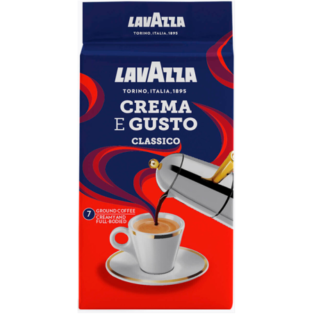 Lavazza Café Molido Crema y Gusto Clásico 250 gramos