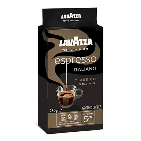 Lavazza Café Molido Espresso Intaliano Clássico 100% arábica 250 g