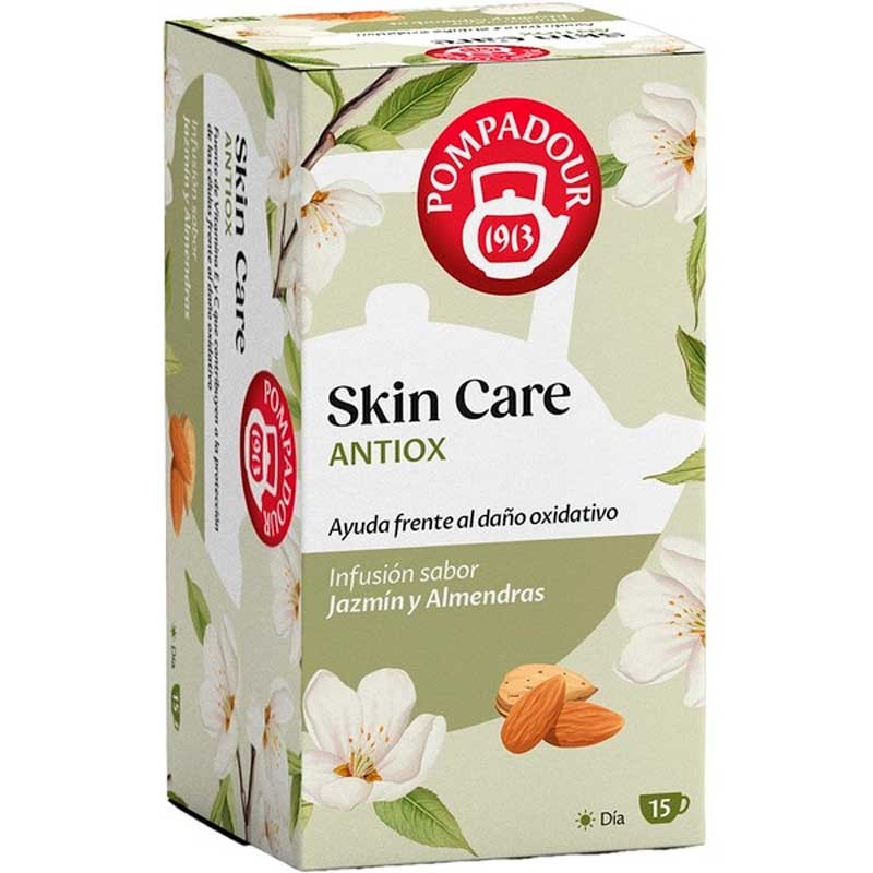 Skin Care Antiox Pompadour 15 infusiones Fuente de Vitamina E y C Skin Care Antiox Pompadour 15 infusiones Fuente de Vitamina E y C