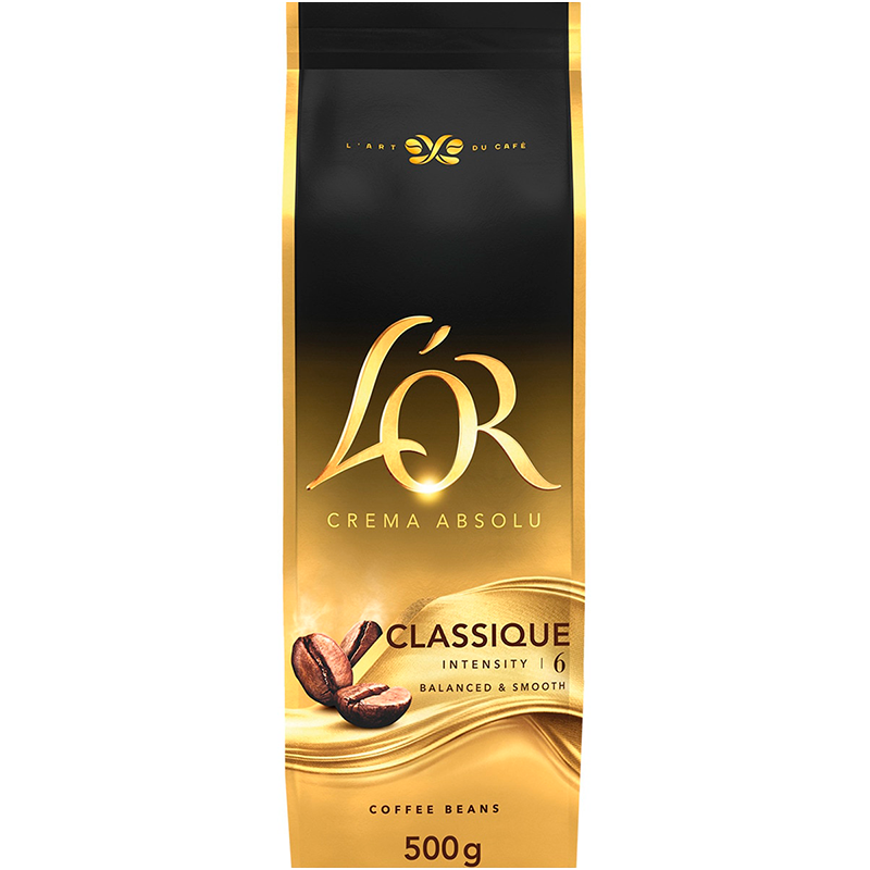 Classique L'or Crema Absolu Café en grano 500 gr Classique L'or Crema Absolu Café en grano 500 gr