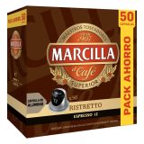 Ristretto Marcilla 50 cápsulas de aluminio compatibles con Nespresso