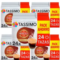 Espresso Marcilla Tassimo 5 cajas  de 24 servicios