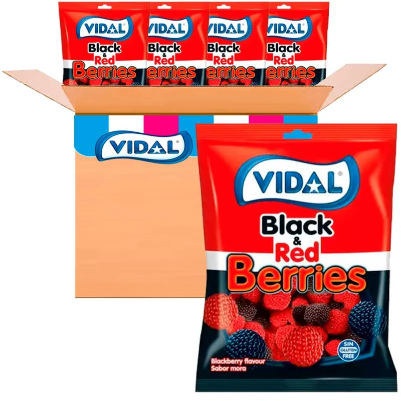 Moras Zarza Original Vidal 90 gramos caja 14 unidades Moras Zarza Original Vidal 90 gramos caja 14 unidades