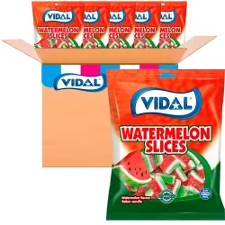 Tajadas Sandia  Vidal  90 gramos caja 14 unidades