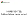 INGREDIENTES L'OR Bio 10 capsulas de café compatibles con Nespresso