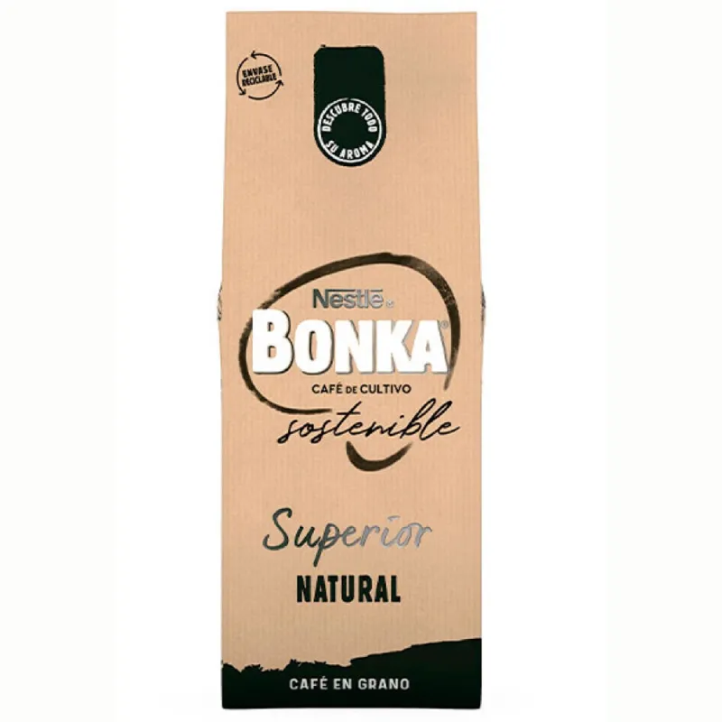Bonka Natural Superior 1 kg. café en grano Etiqueta Negra Nestlé