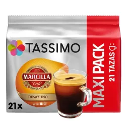 Café Desayuno 21 cápsulas | Tassimo Marcilla