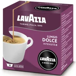 Café Lungo Dolce 16 cápsulas | Lavazza A Modo Mio