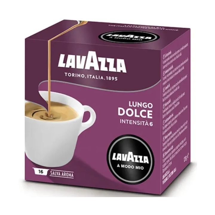Café Lungo Dolce 16 cápsulas | Lavazza A Modo Mio