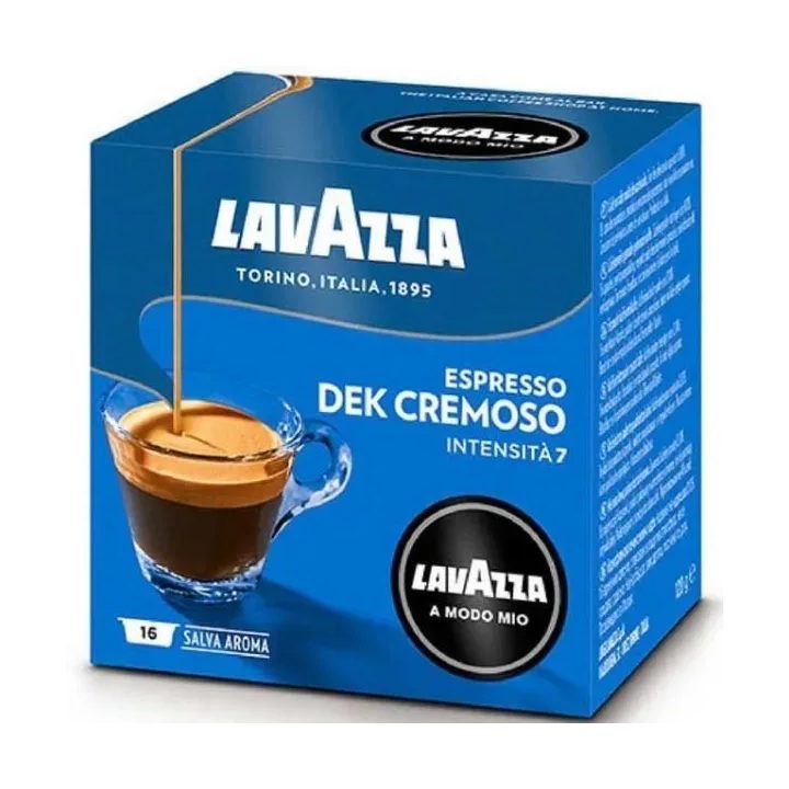 Lavazza A Modo Mio DEK CREMOSO 16 Cápsulas