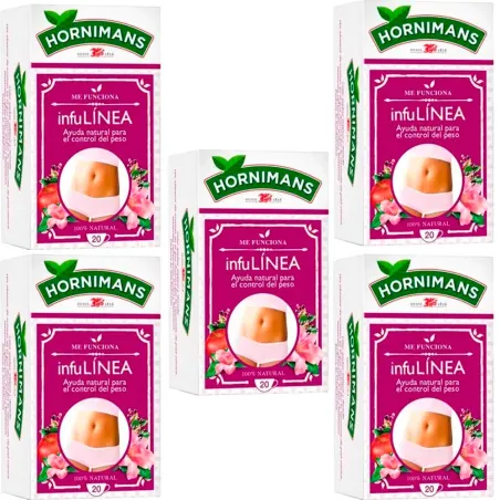 5 cajas de InfuLinea con Hinojo Hornimans 20 infusiones 8410091024915