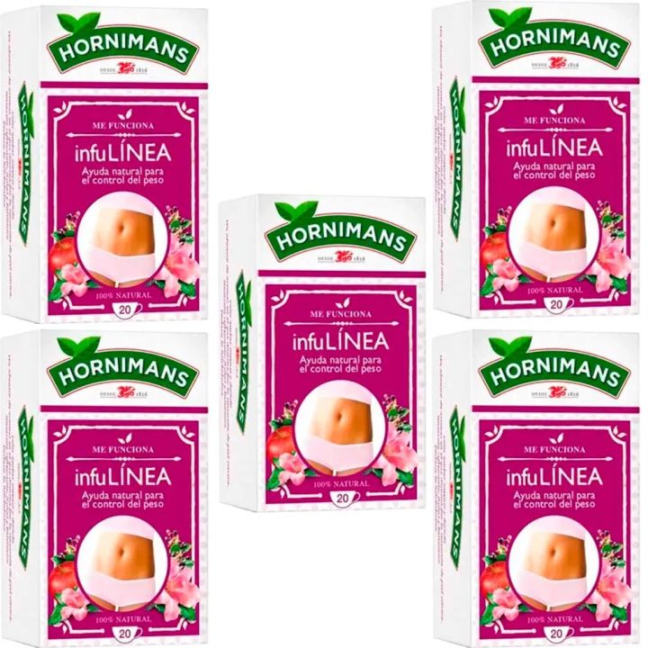 5 cajas de InfuLinea con Hinojo Hornimans 20 infusiones 8410091024915