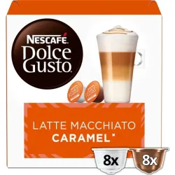 caducidad cercana Latte Macchiato Caramel, 8+8 uds Dolce Gusto