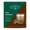 Café con Leche Intenso Baqué 10 cápsulas compatibles Dolce Gusto