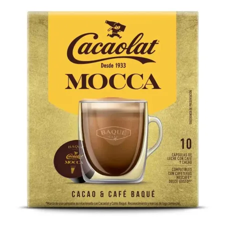 Mocca Cacaolat Baqué 10 cápsulas compatibles Dolce Gusto