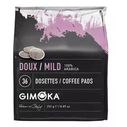 Café 100% Arábica Gimoka, 36 monodosis Compatibles con cafetera Senseo