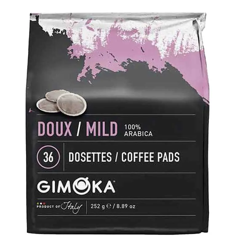 Café 100% Arábica Gimoka, 36 monodosis Compatibles con cafetera Senseo Café 100% Arábica Gimoka, 36 monodosis Compatibles con cafetera Senseo