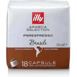 Brasil  Café Iperespresso 18 cápsulas Illy