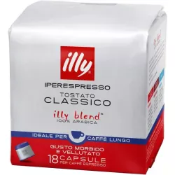 Illy Lungo iperespresso 18 cápsulas