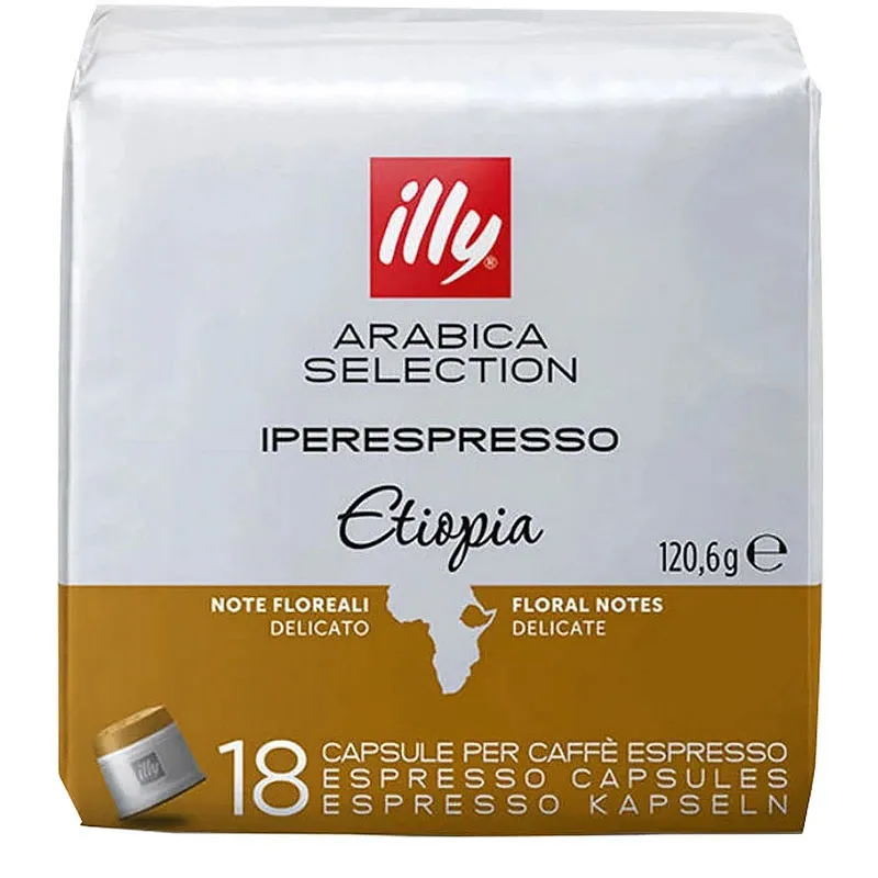 Iperespresso Ethiopia Select Coffee 18 cápsulas Illy. Iperespresso Ethiopia Select Coffee 18 cápsulas Illy.