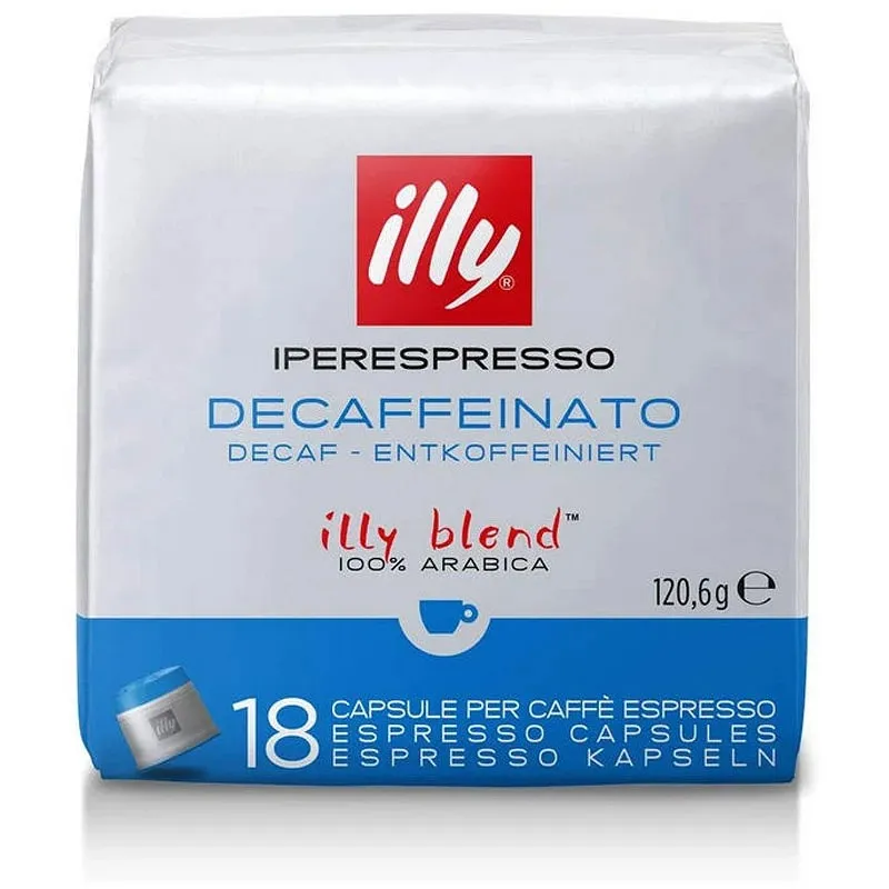 Iperespresso descafeinado 18 cápsulas Illy. Iperespresso descafeinado 18 cápsulas Illy.