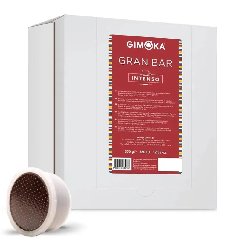 Café Intenso 50 cápsulas | Gimoka Gran Bar Espresso Point