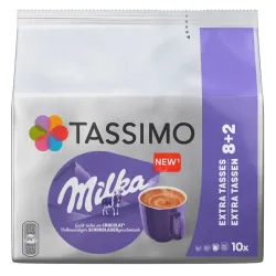 Chocolate Milka 10 Tdisc para el sistema de capsulas Tassimo