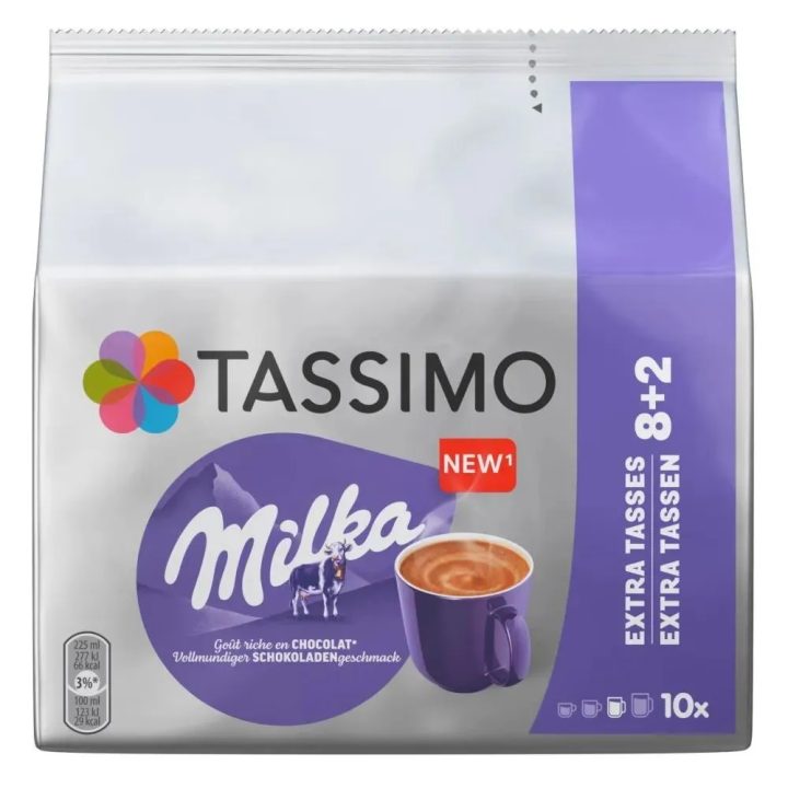 Chocolate Milka 10 Tdisc para el sistema de capsulas Tassimo