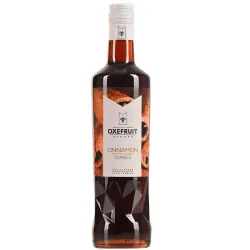 Sirope de Canela Oxefruit 70 cl para cócteles y personalizar bebidas, Sin gluten, sin lactosa vegano