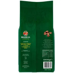 Brasilia Forte  Mezcla Café Tostado en grano 1Kg. Calidad Nestlé  trasera