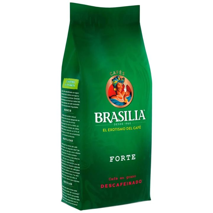 Café en grano Descafeinado 500gr | Brasilia Medalla Oro LATERAL
