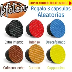 Degustación café compatible Dolce Gusto 3 cápsulas aleatorias