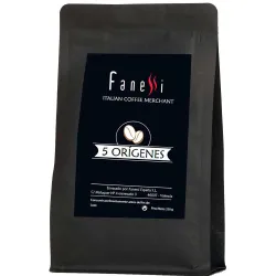 5 orígenes Fanessi  250 gr café en grano de especialidad