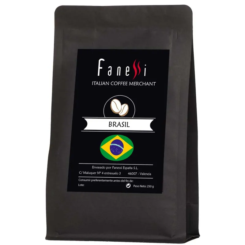 Brasil grano Fanessi mono origen 250 gramos seleccion Brasil grano Fanessi mono origen 250 gramos seleccion