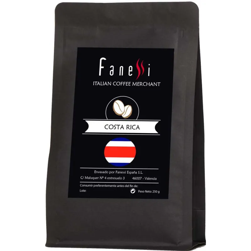 Costa Rica Fanessi origenes  250 gr café en grano superior Costa Rica Fanessi origenes  250 gr café en grano superior