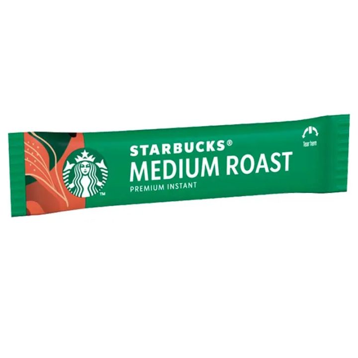 sobre individual Starbucks café Soluble caja de 50 sobres de 2,3 gramos