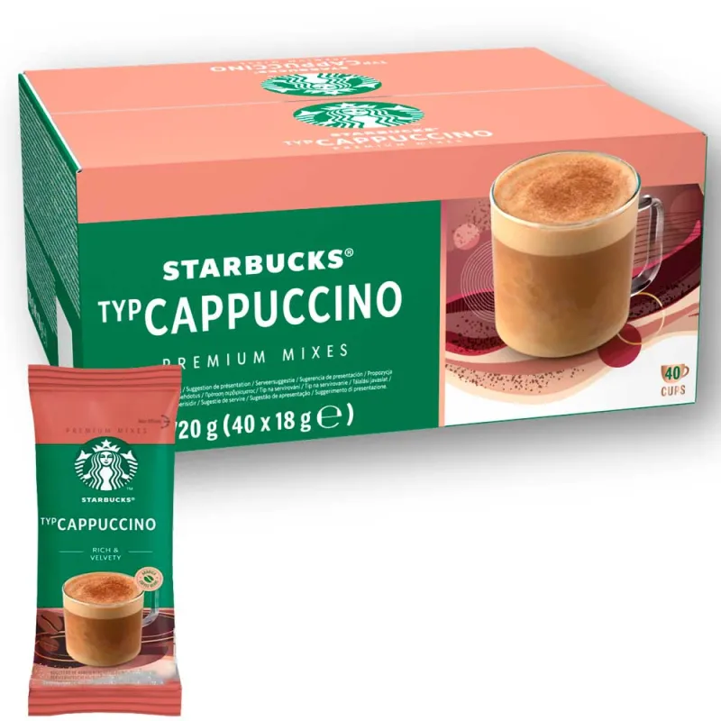 Starbucks Capuccino caja de 40 sobres de 18 gramos